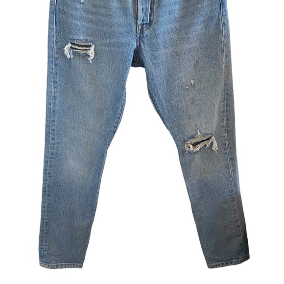 Levi’s 501 High Rise Skinny Jeans In Medium Blue Wash - Picture 5 of 15